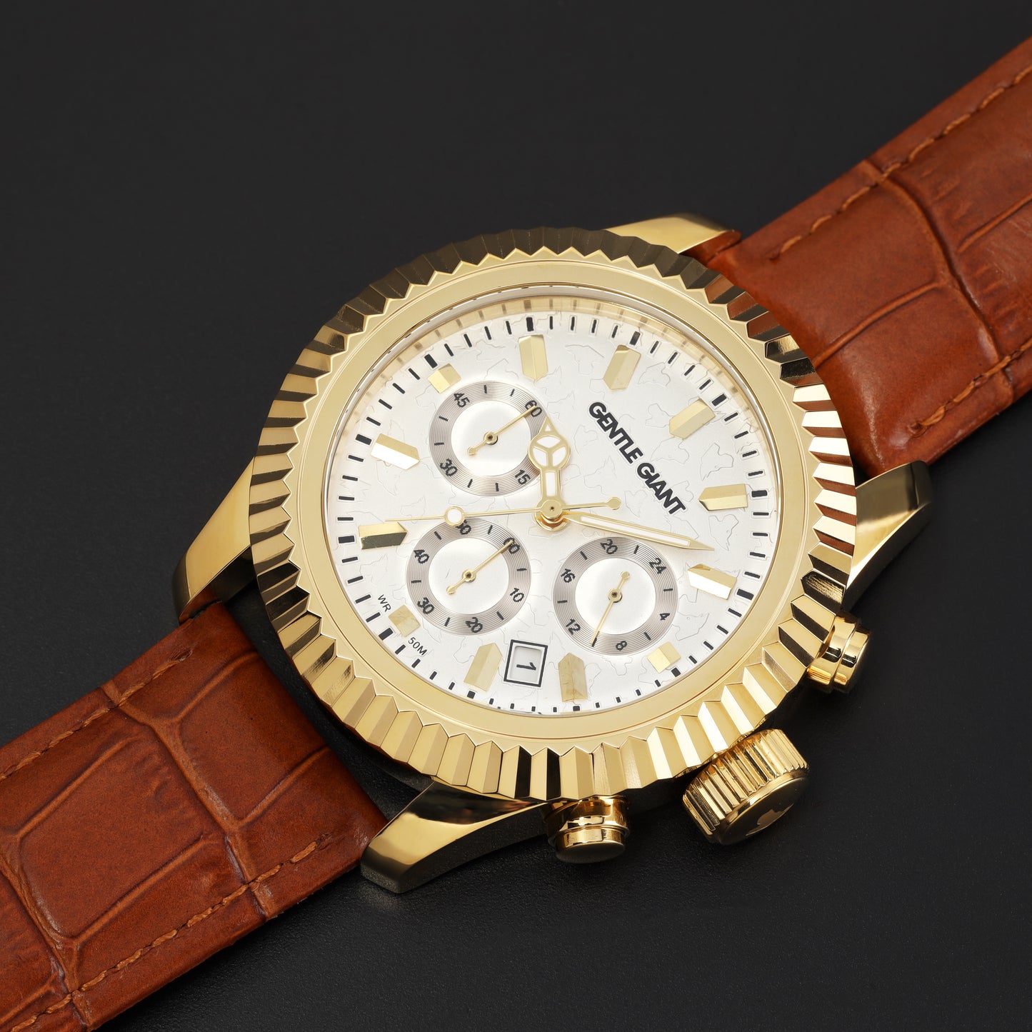 Massimo Gold Leather