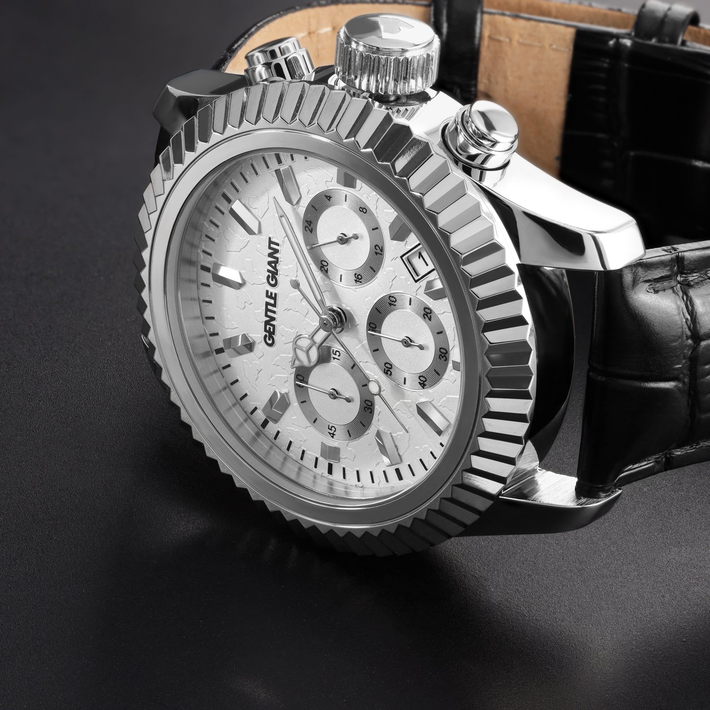 Massimo Silver Leather